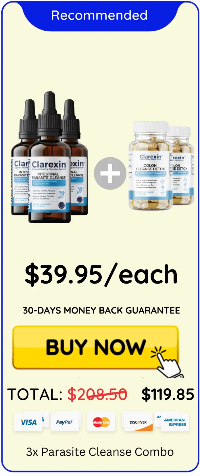 Clarexin Parasite Cleanse best offer price